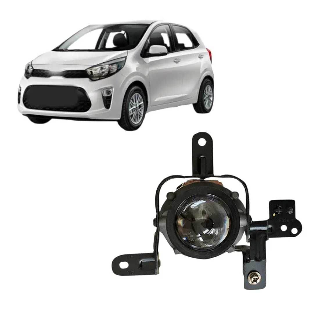 Neblinero Derecho Compatible Kia Morning 2018-2023 3