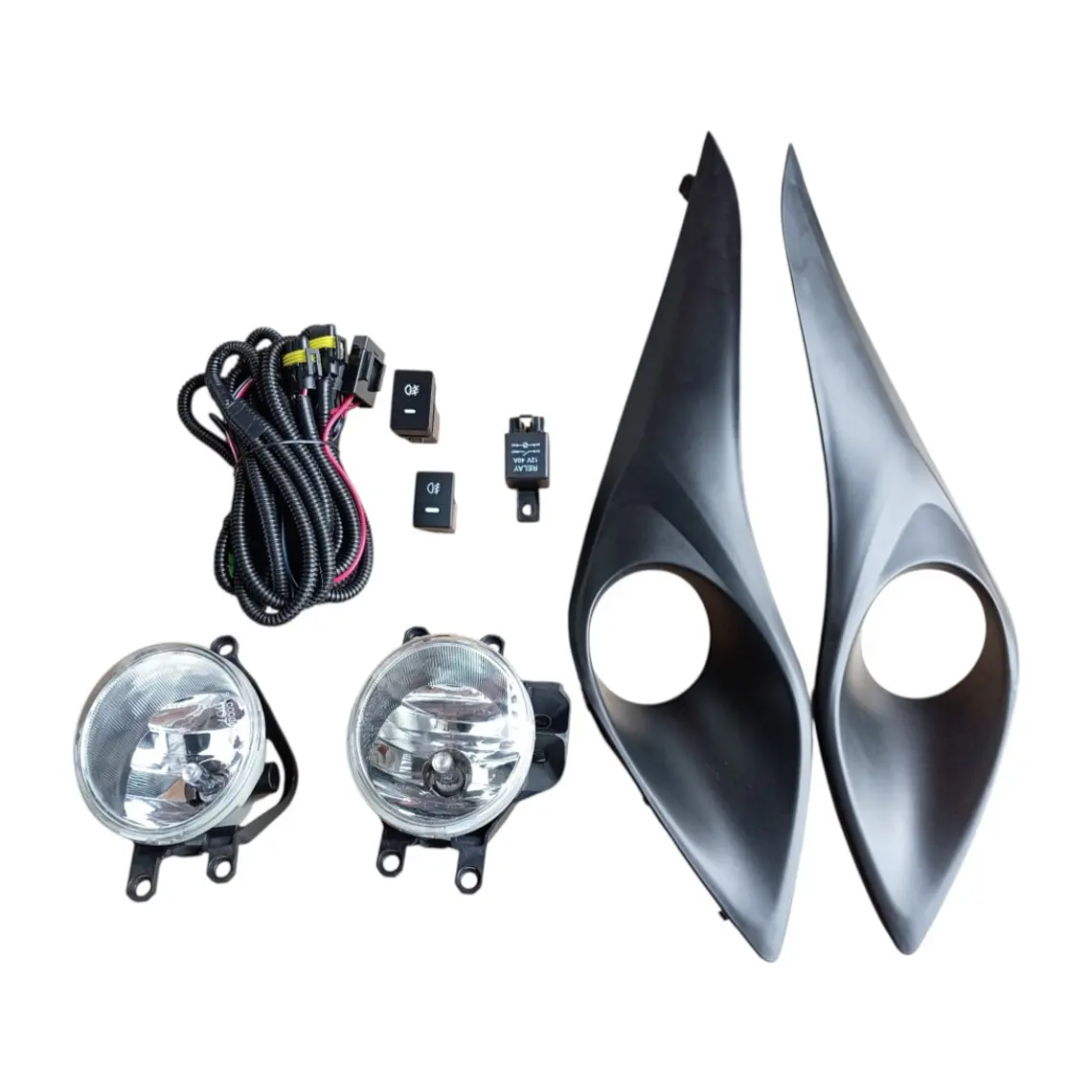 Kit Neblineros Completo Compatible Toyota Yaris 2018-2021 2