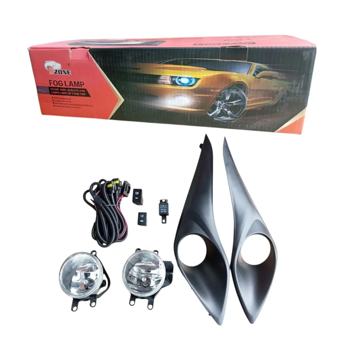 Kit Neblineros Completo Compatible Toyota Yaris 2018-2021 4