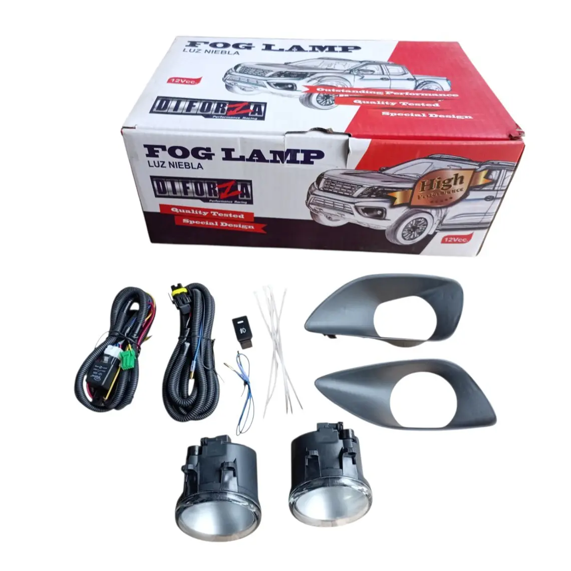 Kit Neblineros Completo Compatible Toyota Yaris 2006-2013 4