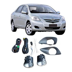 Kit Neblineros Completo Compatible Toyota Yaris 2006-2013