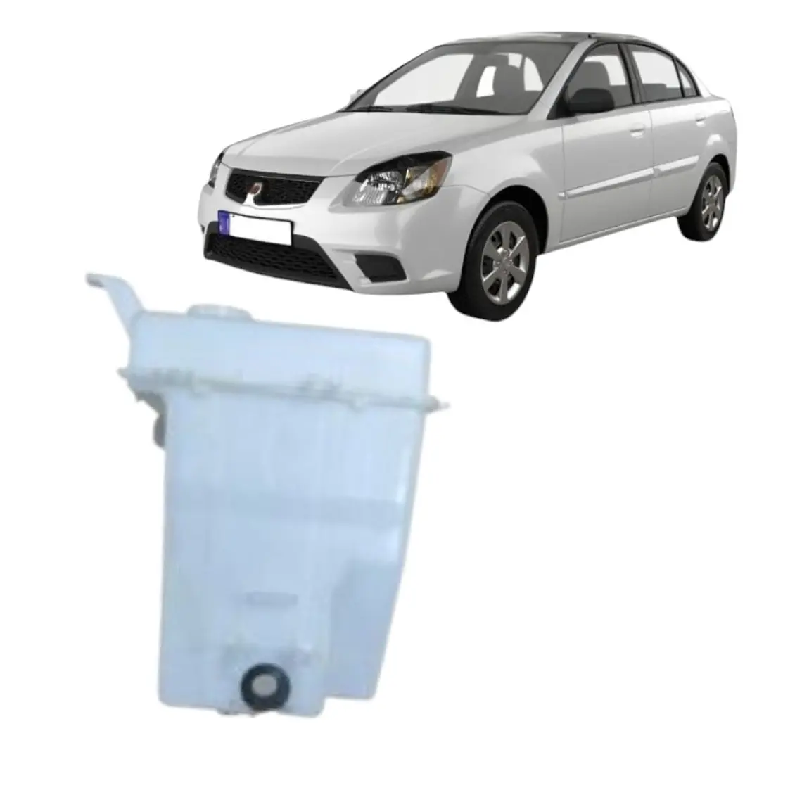 Deposito + Bomba Limpia Brisas Compatible Kia Rio Jb 06-11 2