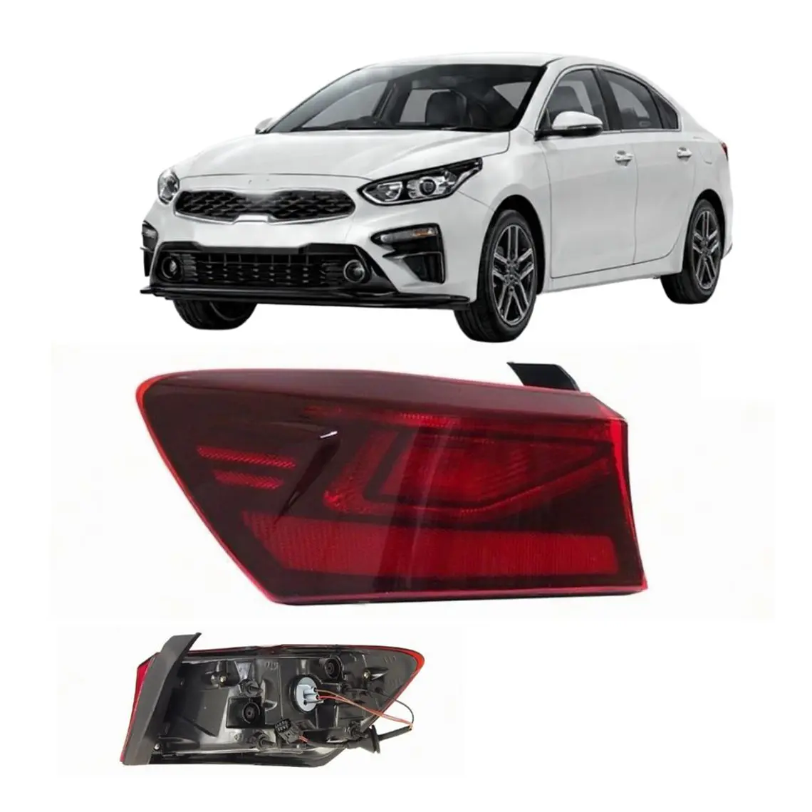 Foco Exterior Trasero Izquierdo Comaptible Kia Cerato 2019-2023 /m6 1