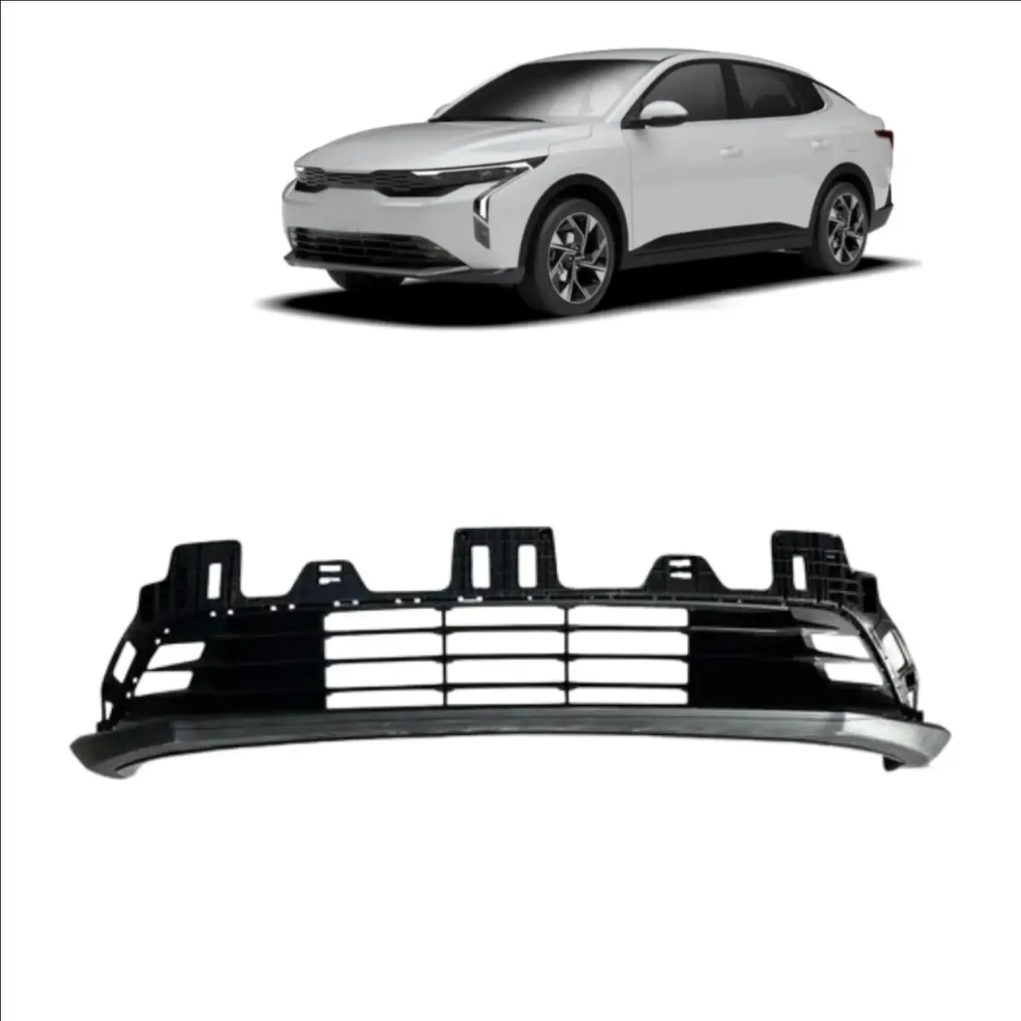 REJILLA INFERIOR PARA KIA K3 KROSS-SEDAN 2024-2026 1