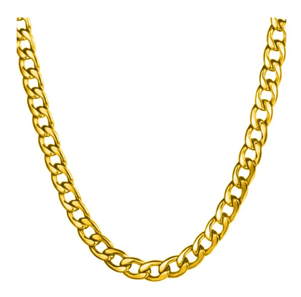 Collar Cadena Hombre Acero Inoxidable Grumet 7mm 6