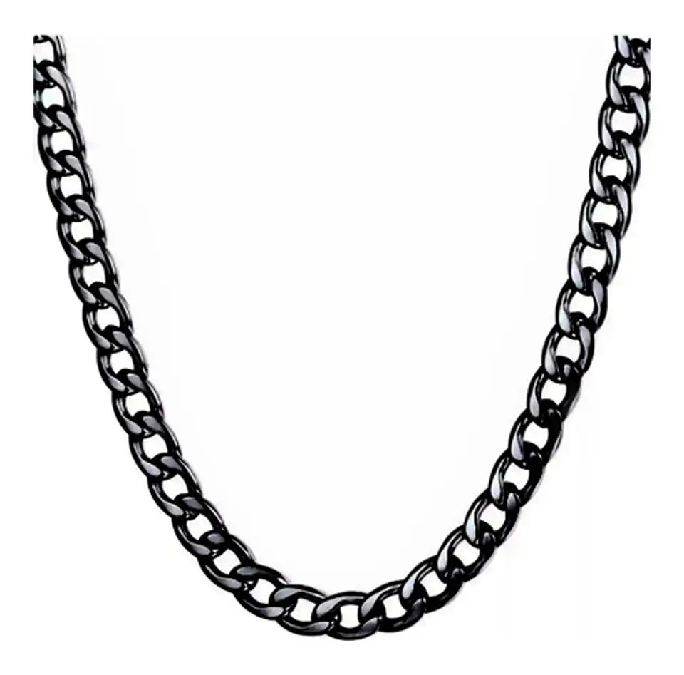 Collar Cadena Hombre Acero Inoxidable Grumet 7mm 13