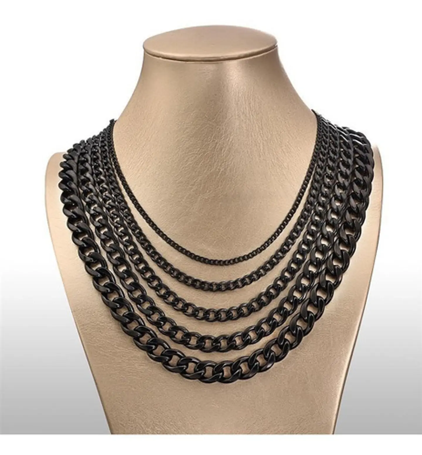 Collar Cadena Hombre Acero Inoxidable Grumet 7mm 15