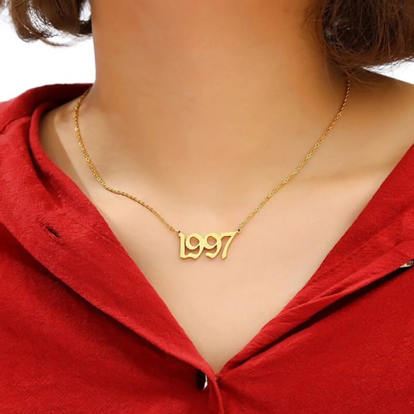 Collar Cadena Número Año De Nacimiento Fecha 1980 1990 2000 54