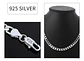 Cadena Grumet Chapado Plata 925 60cm 8mm 37g Collar Hombre - Miniatura 2