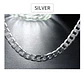 Cadena Grumet Chapado Plata 925 60cm 8mm 37g Collar Hombre - Miniatura 3