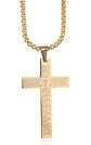 Collar Cruz Oración Hombres Caballeros Moda Masculina Acero - Miniatura 7