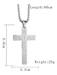 Collar Cruz Oración Hombres Caballeros Moda Masculina Acero - Miniatura 14