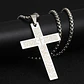 Collar Cruz Oración Hombres Caballeros Moda Masculina Acero - Miniatura 15