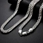 Cadena Triple Grumet Chapado Plata 925 Collar 6mm De Hombre - Miniatura 3