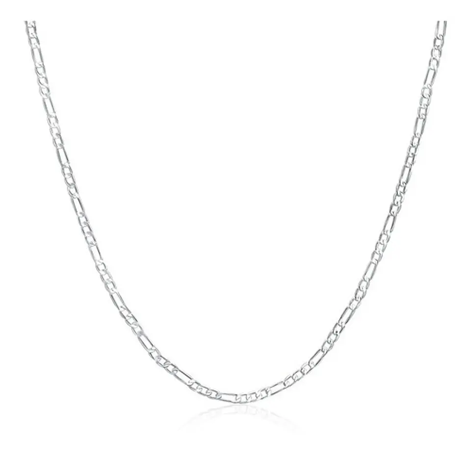 Cadena Cartier Chapado Plata 925 4mm 13g Collar Hombre 1