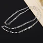 Cadena Cartier Chapado Plata 925 4mm 13g Collar Hombre - Miniatura 6