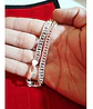 Pulsera Triple Grumet Chapado Plata 925 6mm Hombre - Miniatura 4