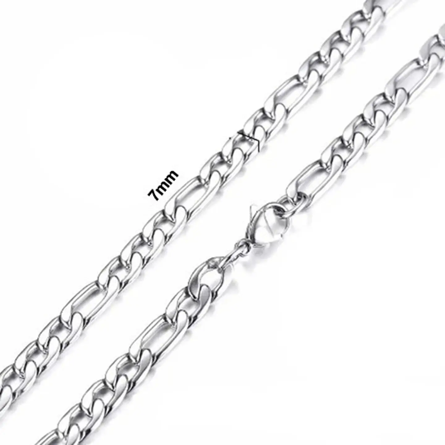 Collar Cadena Hombre Acero Inoxidable Cartier 7mm 60m 2