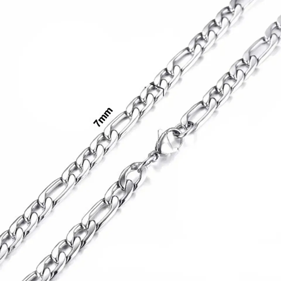 Collar Cadena Hombre Acero Inoxidable Cartier 7mm 60m 7