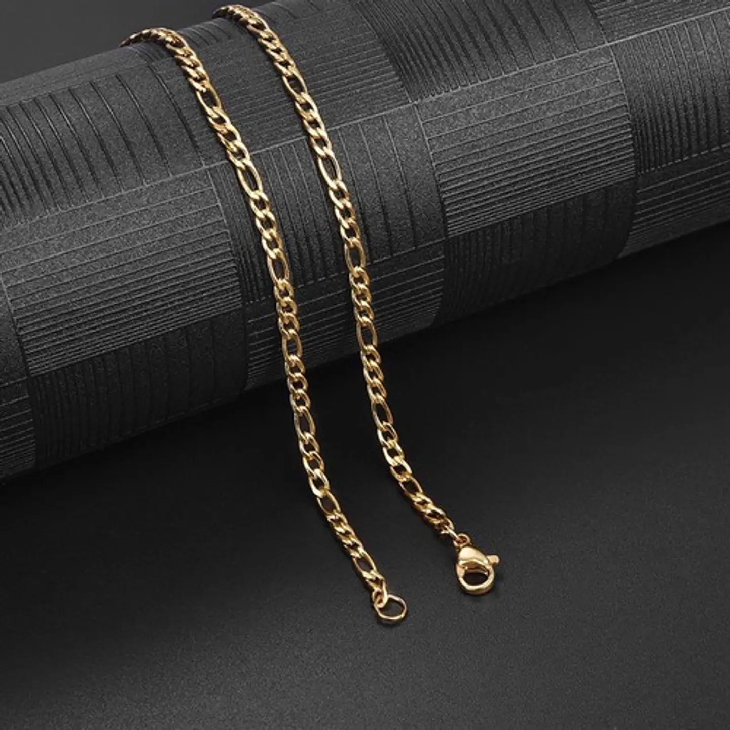 Collar Cadena Hombre Acero Inoxidable Cartier 7mm 60m 10
