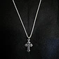Colgante Cruz + Cadena Tourbillon Plata Fina Italiana 925  - Miniatura 4