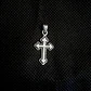Colgante Cruz + Cadena Tourbillon Plata Fina Italiana 925  - Miniatura 5
