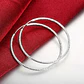 Aros De Plata Fina 925 Argollas 50mm Grandes - Miniatura 11