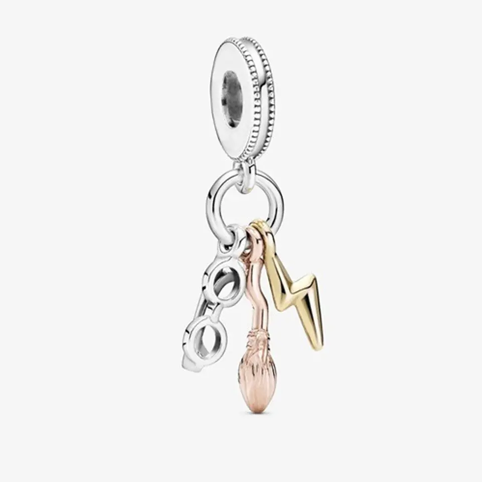 Charm De Harry Potter Varios Bañado Plata Ley 925 7