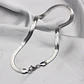 Gargantilla Choker Acero Quirúrgico Serpiente Unisex Plateado - Miniatura 3