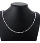 Set Cadena + Pulsera Cartier Chapado Plata 925 4mm Collar - Miniatura 2