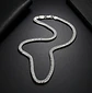 Set Cadena + Pulsera Triple Grumet Chapado Plata 925 6mm - Miniatura 5