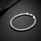 Set Cadena + Pulsera Triple Grumet Chapado Plata 925 6mm - Miniatura 6