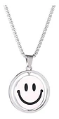 Cadena Smile Acero Inoxidable Drew Sonrisa Moda Kpop Collar - Miniatura 1