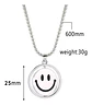 Cadena Smile Acero Inoxidable Drew Sonrisa Moda Kpop Collar - Miniatura 2