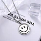 Cadena Smile Acero Inoxidable Drew Sonrisa Moda Kpop Collar - Miniatura 3