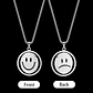Cadena Smile Acero Inoxidable Drew Sonrisa Moda Kpop Collar - Miniatura 5
