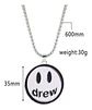 Cadena Smile Acero Inoxidable Drew Sonrisa Moda Kpop Collar - Miniatura 9