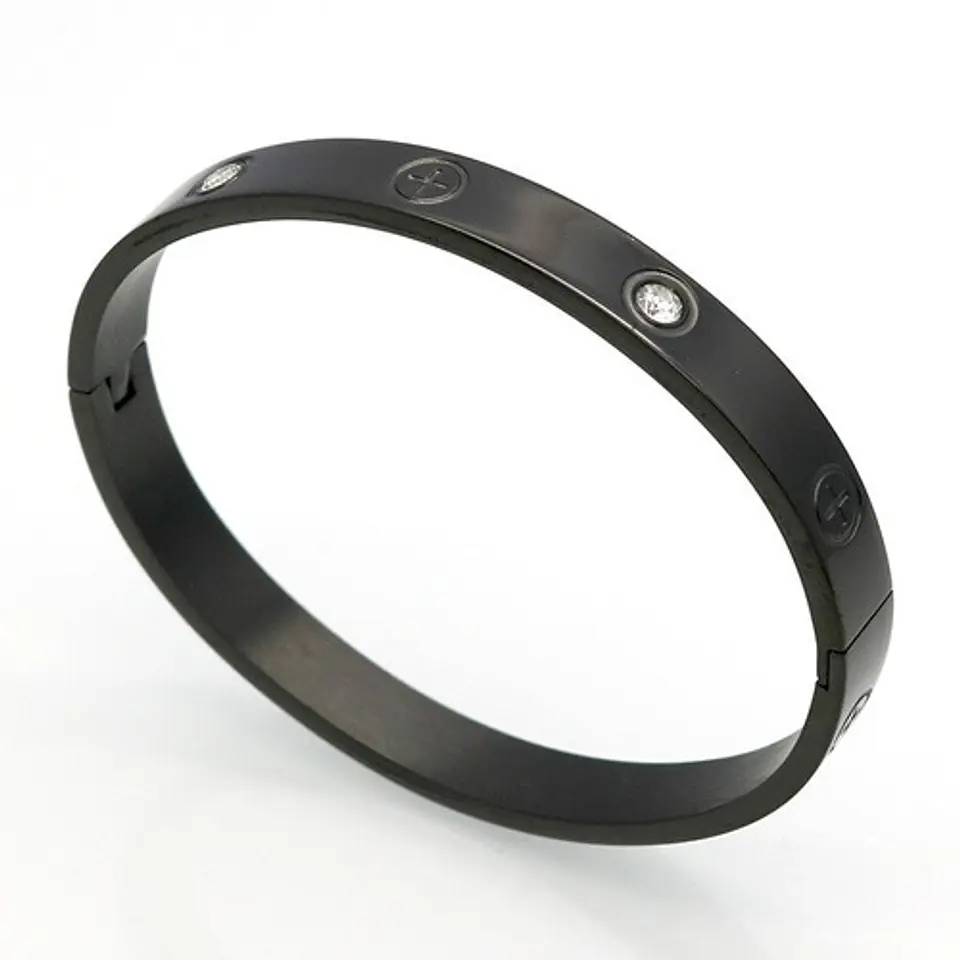 Brazalete - Pulseras De Acero Inoxidable Tipo Cartier Love  1
