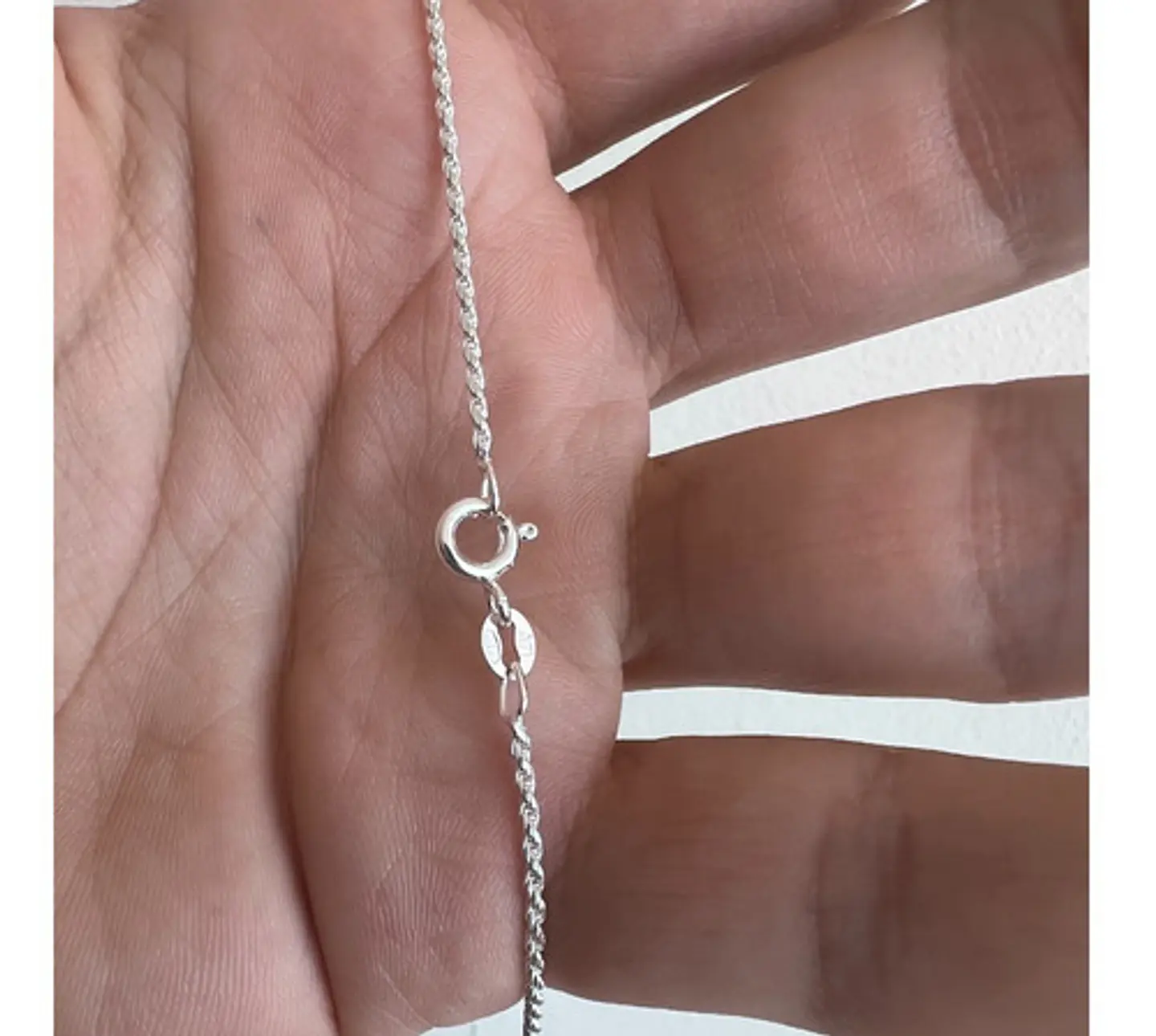 Cadena Torbillon Collar Plata Fina Italiana 925 De 50cm 5