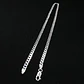 Cadena Plata Fina Ley 925 5mm 50cm Unisex Collar Grumet - Miniatura 4