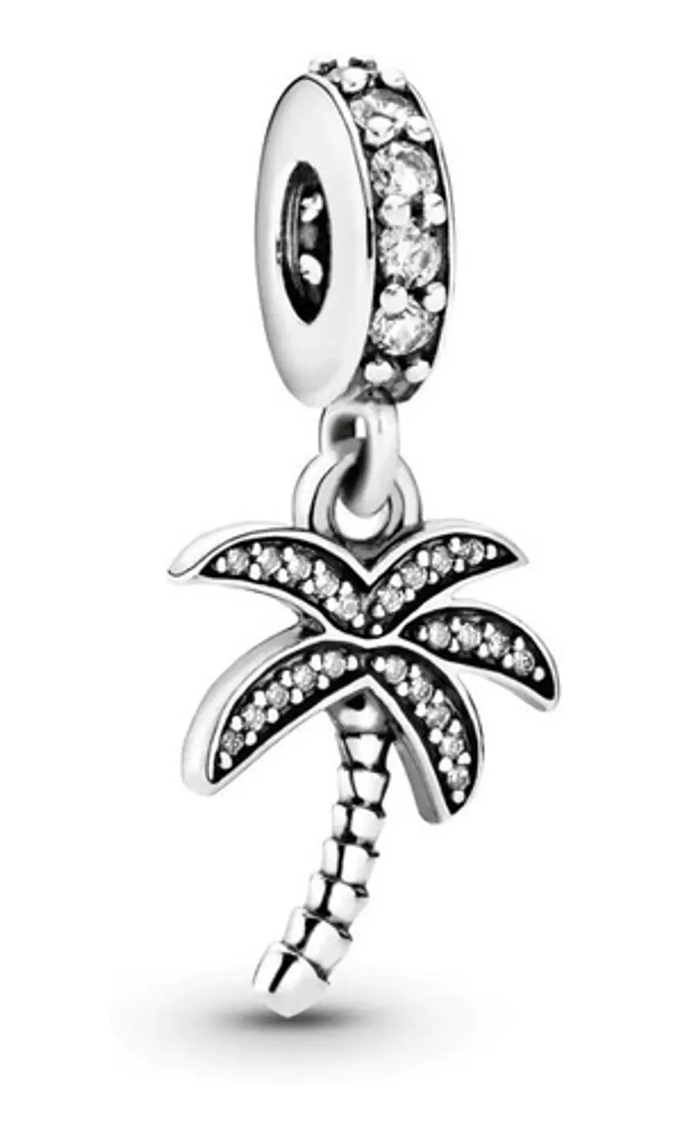 Charm Colgante Palmera Playa Verano Plata 925 Estilo Pandora 1
