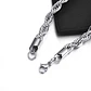 Collar Cadena Hombre Acero Inoxidable Torbillon 4mm 50-60cm - Miniatura 5
