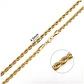 Collar Cadena Hombre Acero Inoxidable Torbillon 4mm 50-60cm - Miniatura 8