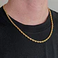 Collar Cadena Hombre Acero Inoxidable Torbillon 4mm 50-60cm - Miniatura 9