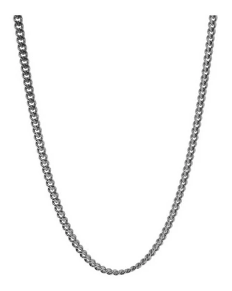 Collar Cadena Hombre Acero Inoxidable Grumet 3mm 50cm 60cm