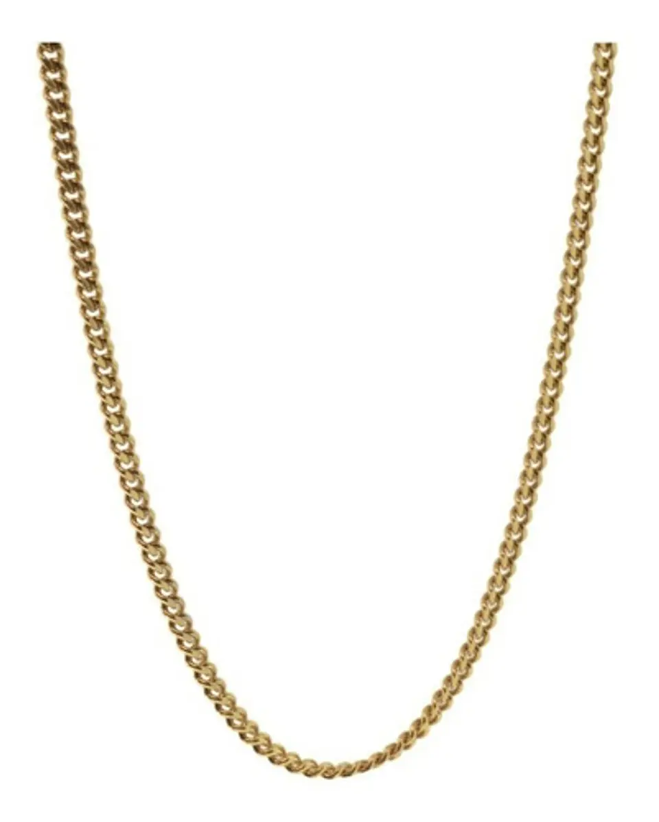 Collar Cadena Hombre Acero Inoxidable Grumet 3mm 50cm 60cm 5