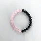 Pulsera De Piedras Naturales Onix Y Cuarzo Yin Yang - Miniatura 5