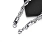 Collar Cadena Hombre Acero Inoxidable Torbillon 2mm 50-60cm - Miniatura 9