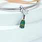 Charm Dije De Champagne Celebración Plata 925 Estilo Pandora - Miniatura 2