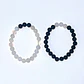 2 Pulsera De Piedras Naturales Onix Cuarzo Volcanita Pareja - Miniatura 8